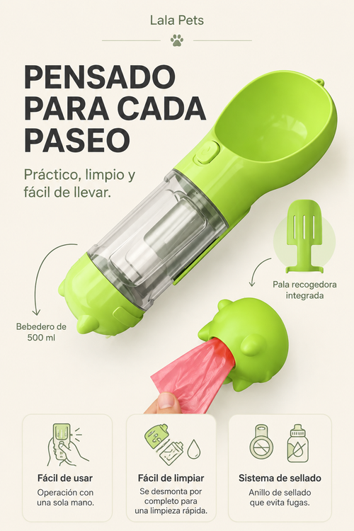 LalaGo | 3 en 1 Portátil para Mascotas