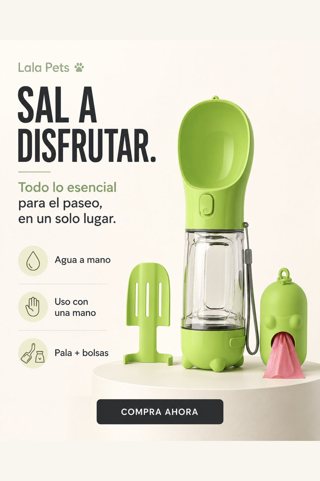 LalaGo | 3 en 1 Portátil para Mascotas